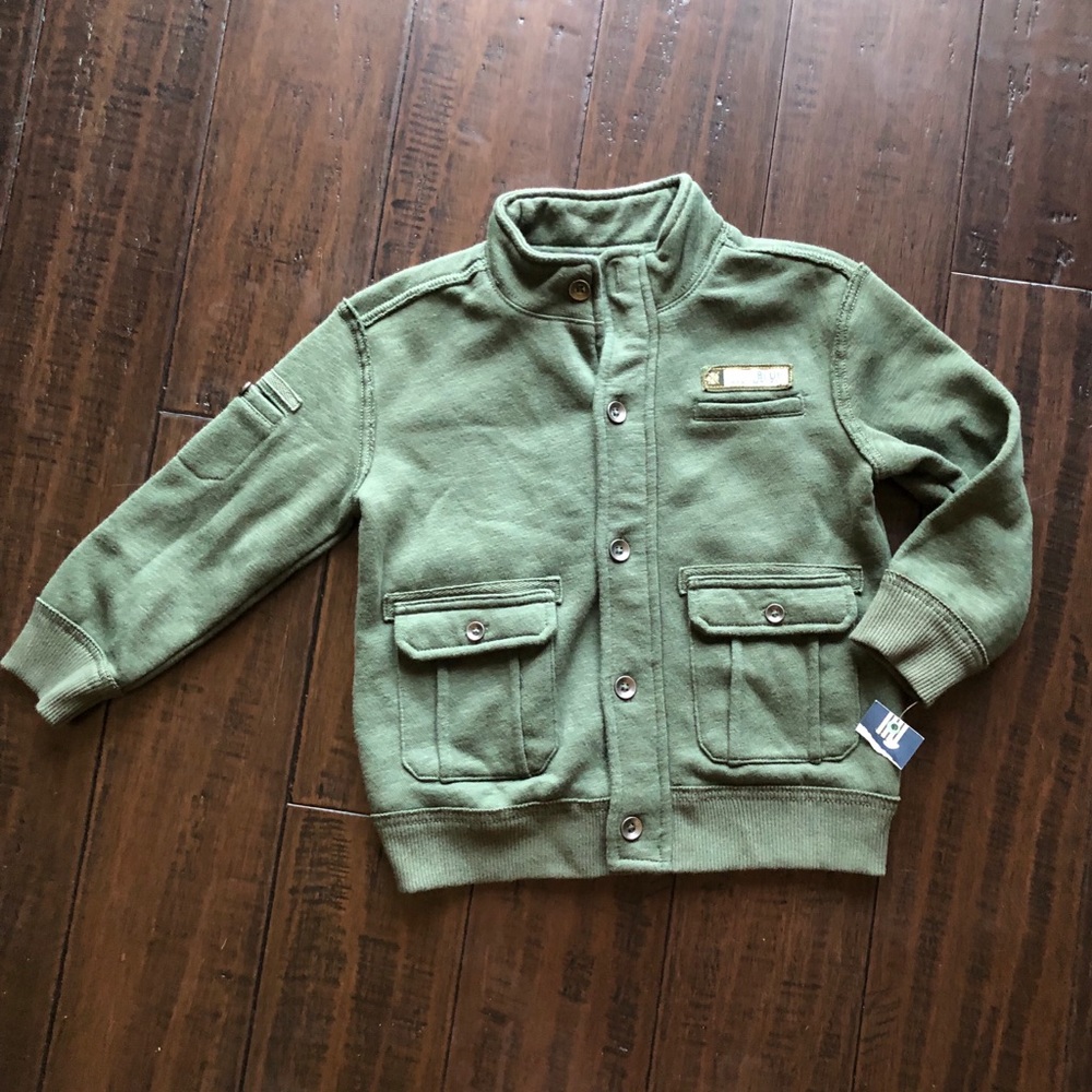 NWT GENUINE OSHGOSH boys sweatshirt cardigan